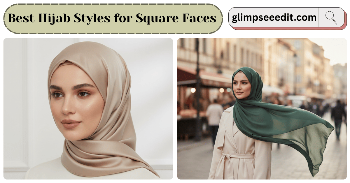 Best Hijab Styles for Square Faces with Tips