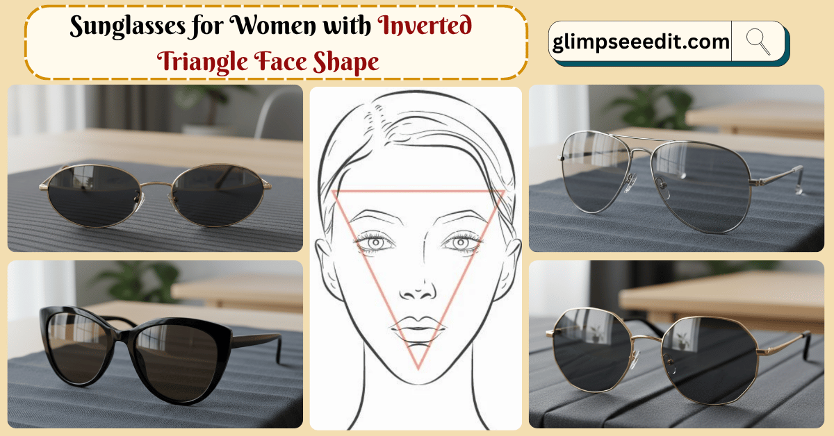 Best Sunglasses for Inverted Triangle Face Shape Women