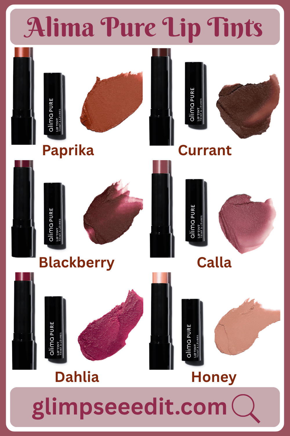 Alima Pure Lip Tints