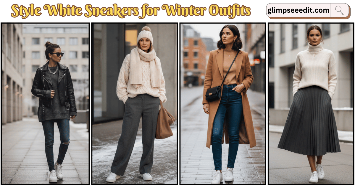 Cozy and Cool How to Style White Sneakers for Winter Outfits