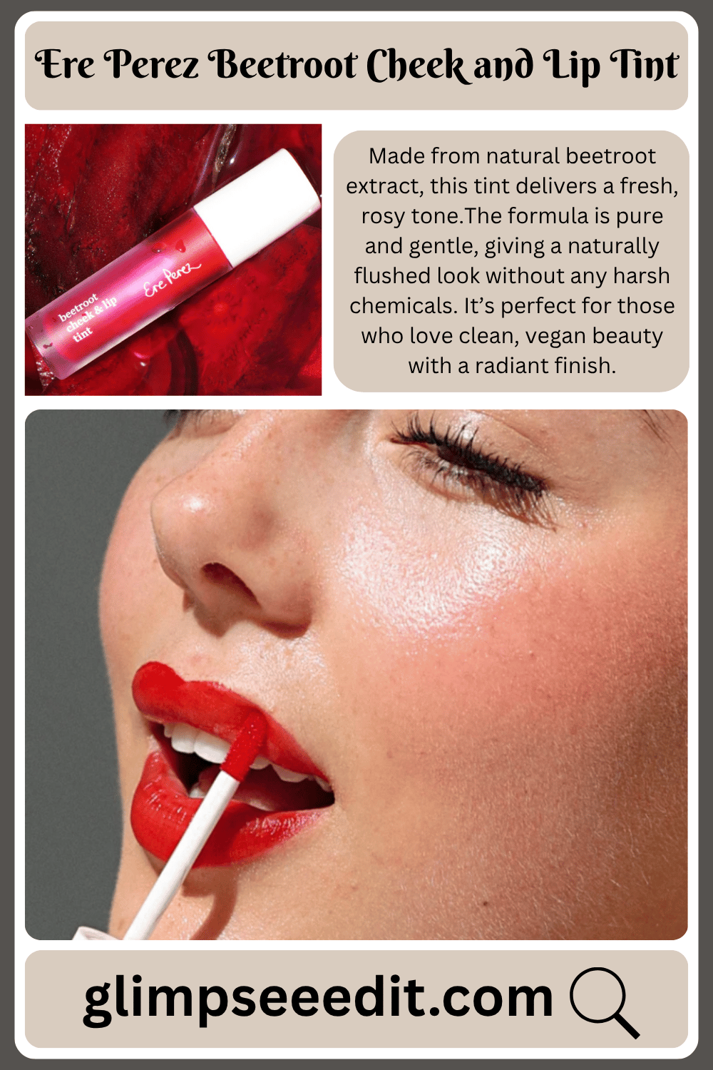 Ere Perez Beetroot Cheek and Lip Tint