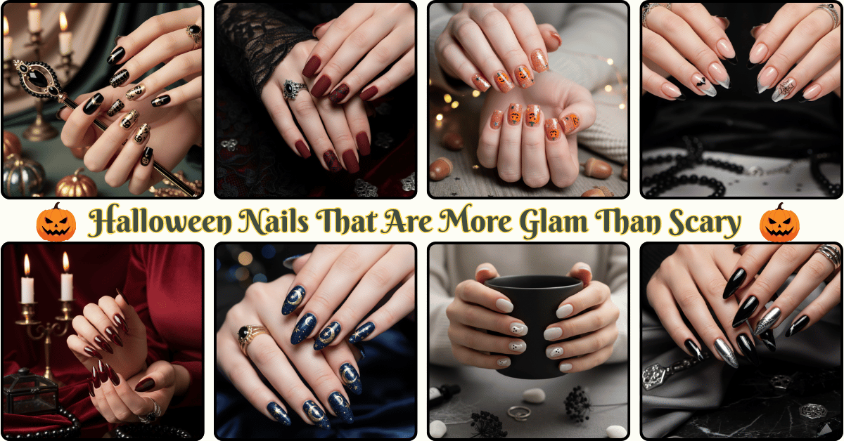 Halloween Nails That Are More Glam Than Scary