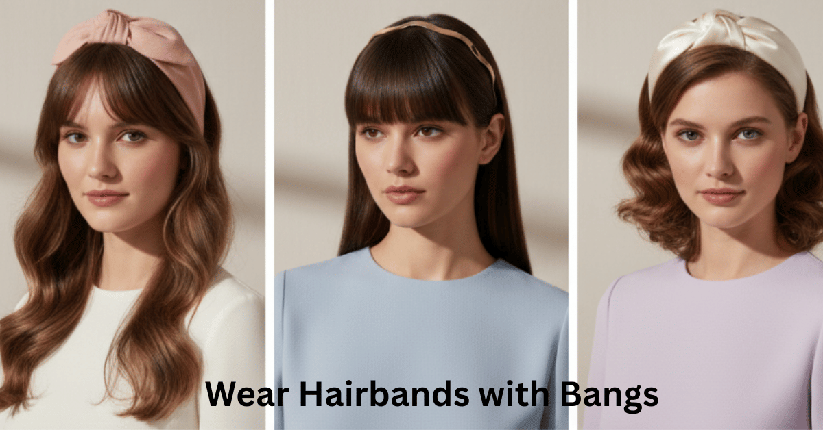 How to Wear Hairbands with Bangs