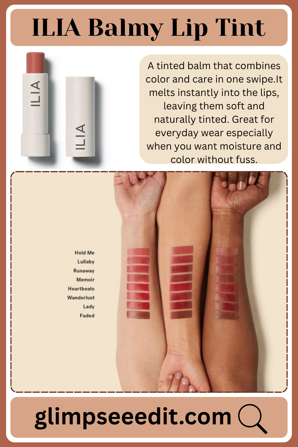 ILIA Balmy Lip Tint