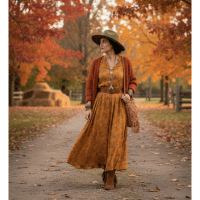 boho flowy fall dress | trendy fall dresses