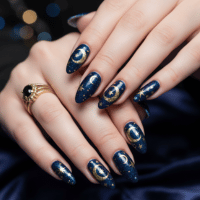 celestial magic | halloween nails