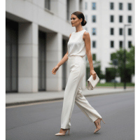 elegant monochrome trend look | monochrome trend