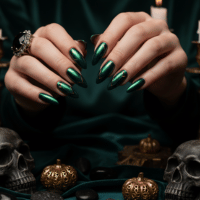 emerald enchantment | halloween nails