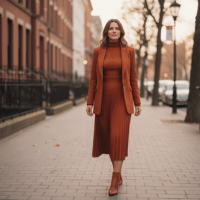 fall monochrome outfit | monochrome trend