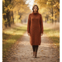 sweater fall dress outfit | trendy fall dresses