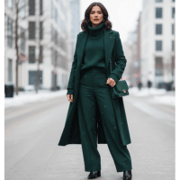 winter monochrome outfit | monochrome trend