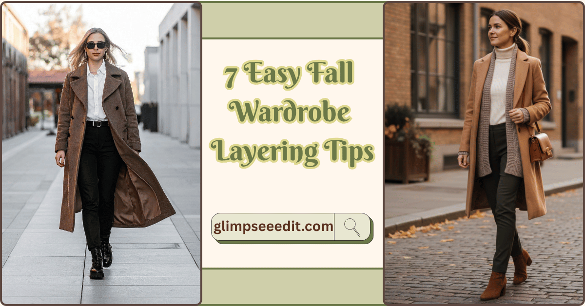 7 Easy Fall Wardrobe Layering Tips for Maximum Style