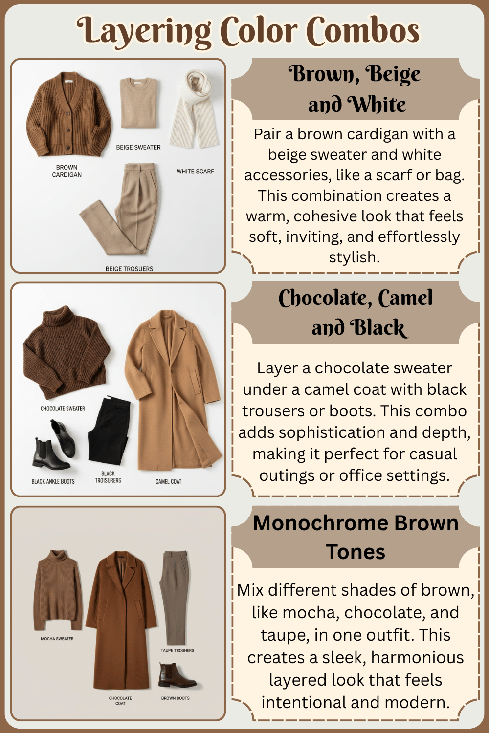 Fall 2025 Layering Color Combos