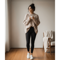 weekend comfort fall outfit | fall 2025 outfit ideas