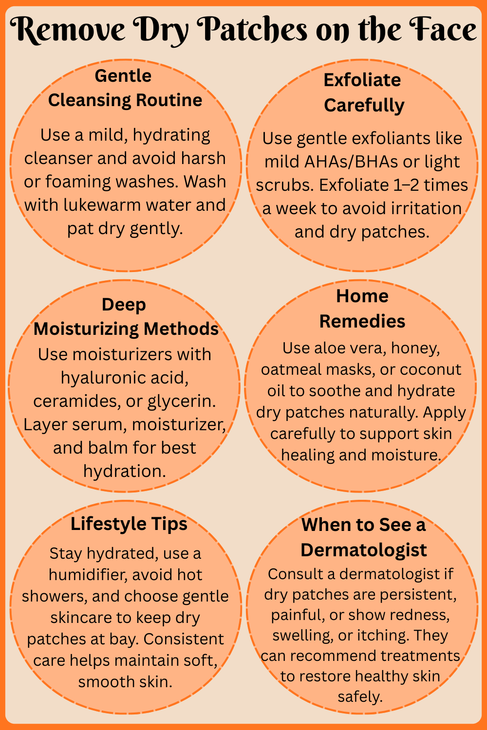 Remove Dry Patches on the Face